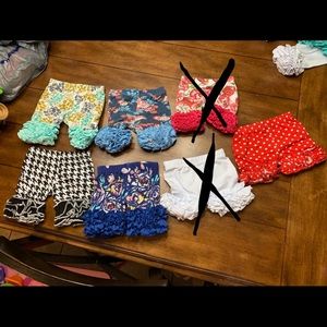 Kenzie Corner ruffle shorties 12 mo